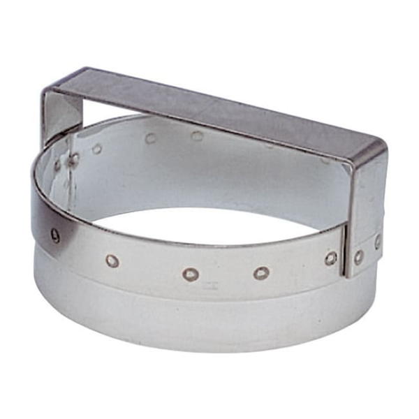 Découpoir rond uni inox à poignée