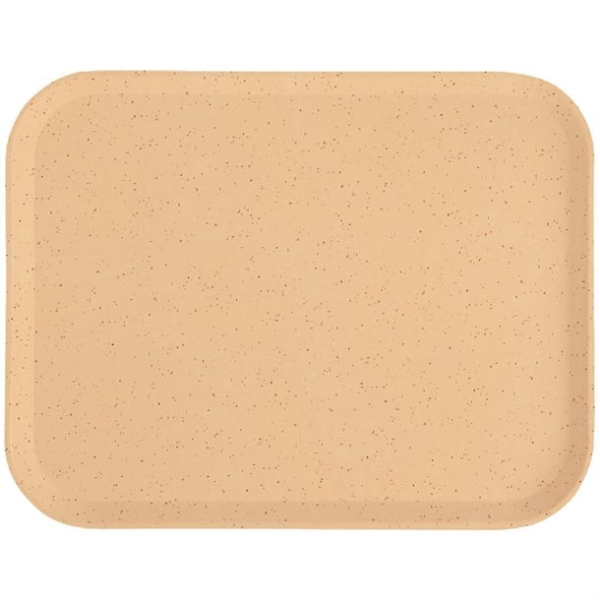 Plateau en polyester Versalite Cambro moka moucheté 43 cm