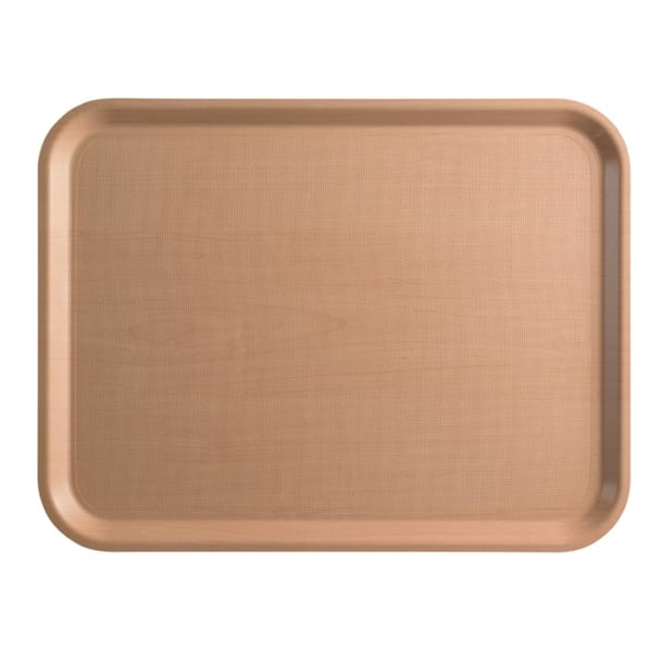 Plateau de service rectangulaires stratifié Mykonos Cambro bouleau