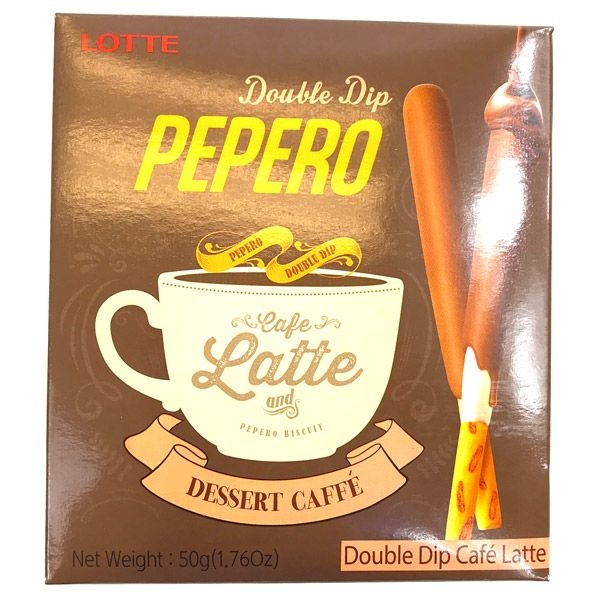Lotte Double Dip Cafe Latte Pepero