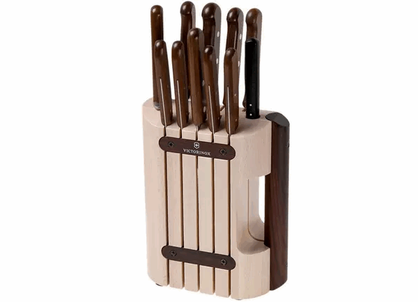 Victorinox Wood 5.1150.11, ensemble de 11 couteaux, érable
