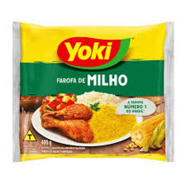 Farofa de Milho Temperada / Seasoned Corn Farofa YOKI - 400g