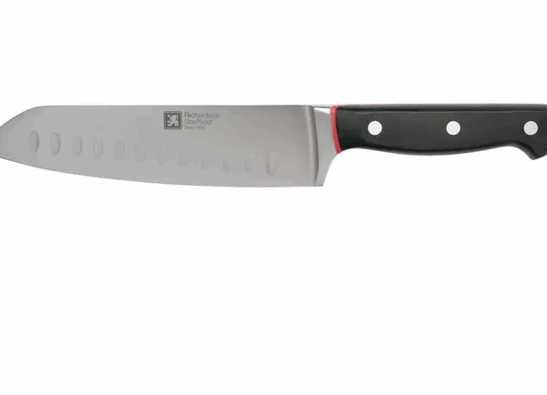 Richardson Sheffield Velocity R123BFCSB3161 santoku avec alvéoles, 17,5 cm