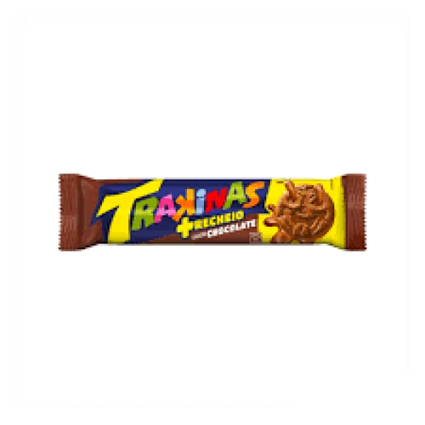 Biscoito Recheado de Chocolate / Biscuit Filled With Chocolate TRAKINAS - 126g