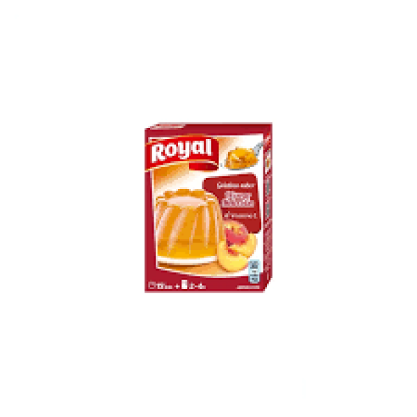 Gelatina em Pó de Pêssego / Peach Jelly Powder ROYAL - 114g