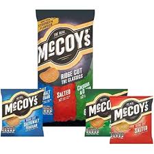 McCoys Crinkle Cut Crisps Variety Box 25g 24 Pack