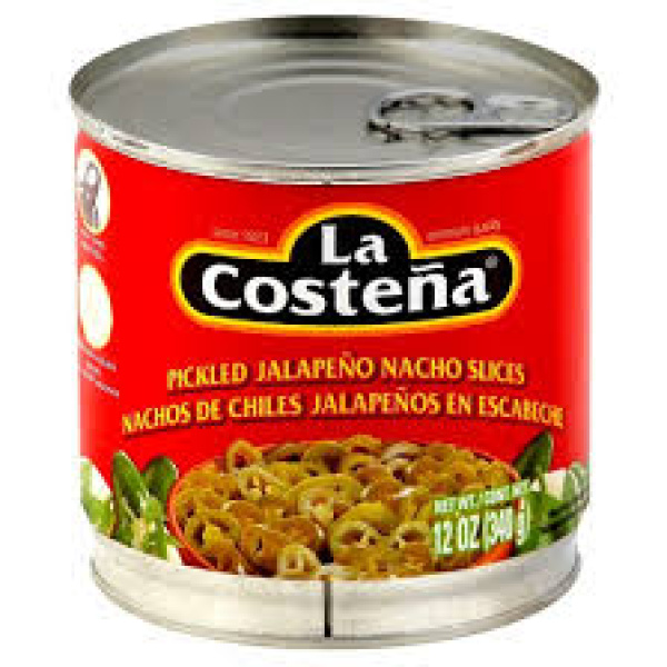 La Costeña Sliced Green Jalapeno Peppers - Short Dated