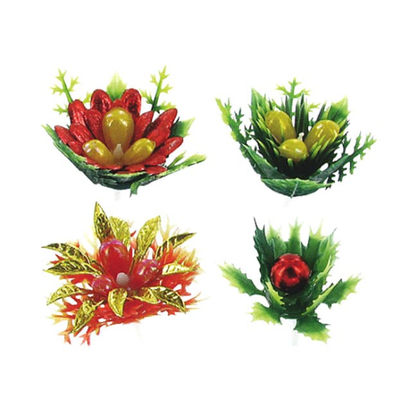 Feuilles de houx assortiment (x 72)