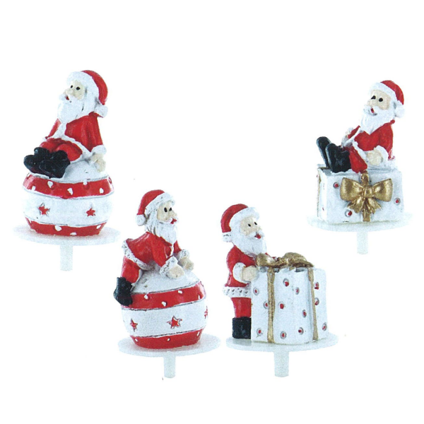 Père Noël boules et cadeaux (x 50)