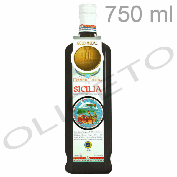 Terre degli dei Sicilia IGP 750 ml Flasche Olivenöl nativ Extra - Frantoi Cutrera