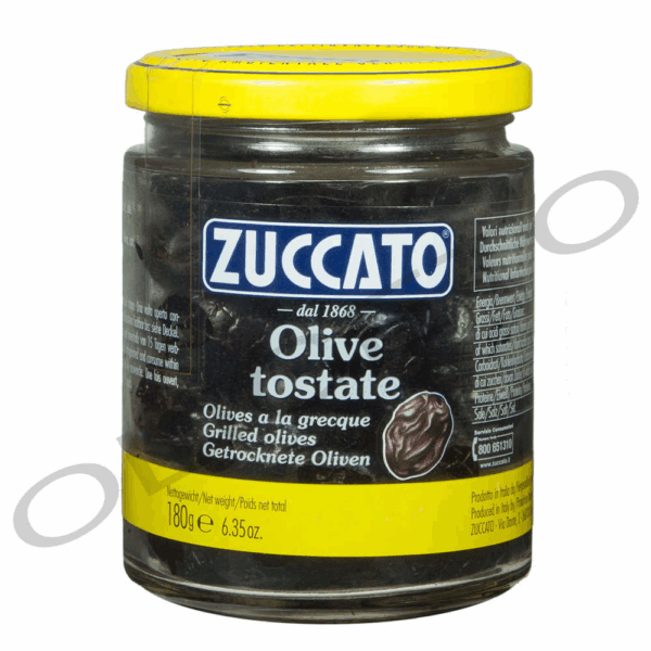 Olives noires séchées - Olive verte tostate 180 g - Zuccato