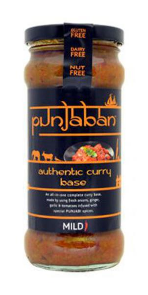 Punjaban Authentic Curry Base Doux Sans Gluten 350g