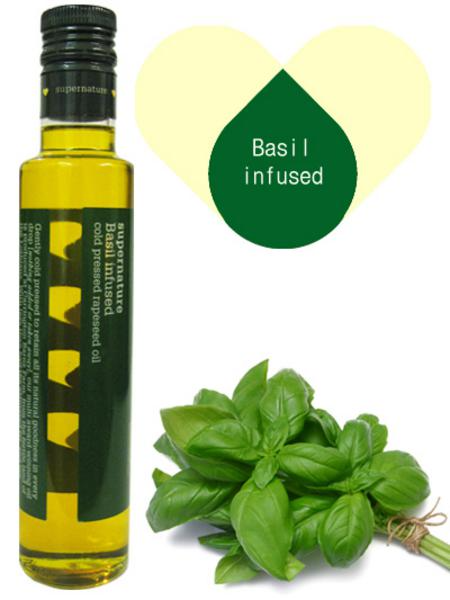Supernature Huile de Colza Infusée au Basilic 250ml