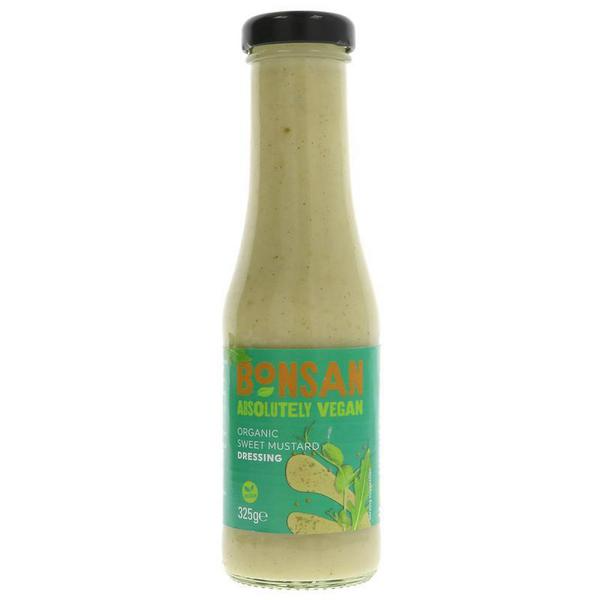 Vinaigrette à la moutarde douce bio Bonsan Vegan, 325 ml