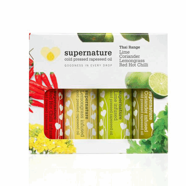 Supernature Thai Range Huile de Colza Infusée Vegan 4x100ml