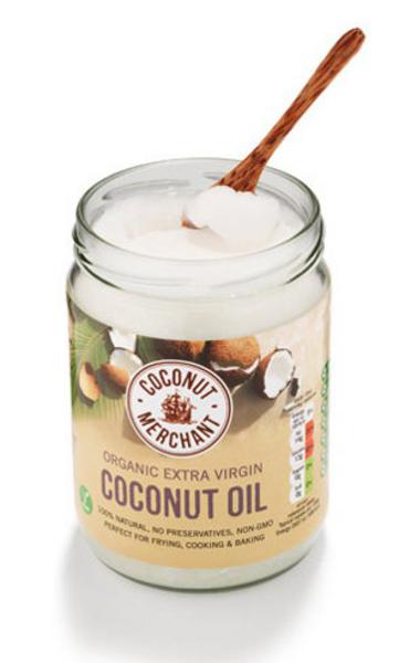 Coconut Merchant Huile de noix de coco biologique végétalienne, 500 ml