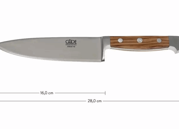 Couteau de chef Güde Alpha Olive, X805/16