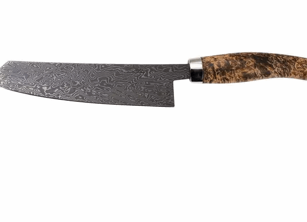 Nesmuk EXCLUSIVE C90 couteau de chef 18 cm, loupe de bouleau de Carélie, EDC90BM180