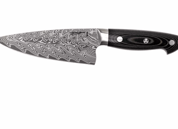 Bob Kramer by Zwilling Euro Couteau de chef en acier inoxydable 16 cm, 34891-161-0