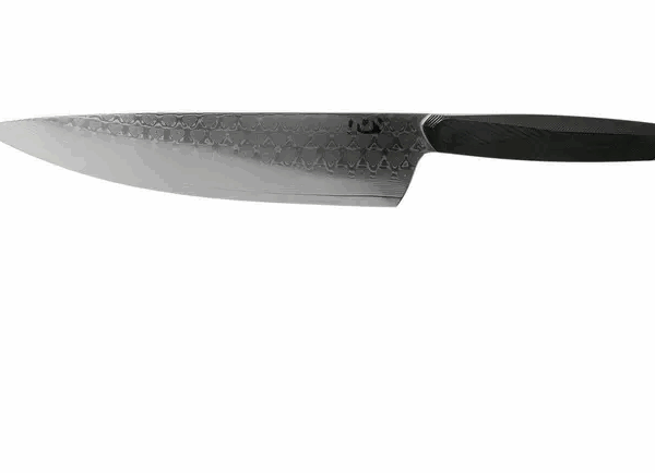 Xin Cutlery XinCore XC126 Black G10, Red Liners, Damascus, couteau de chef 21,5 cm
