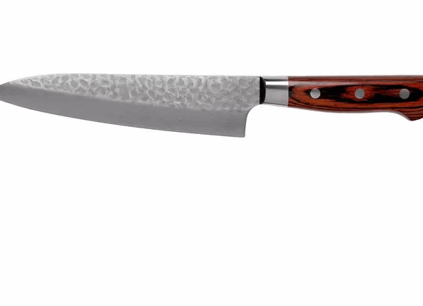 Sakai Takayuki 33-Layer Damascus couteau de chef 18 cm, acajou