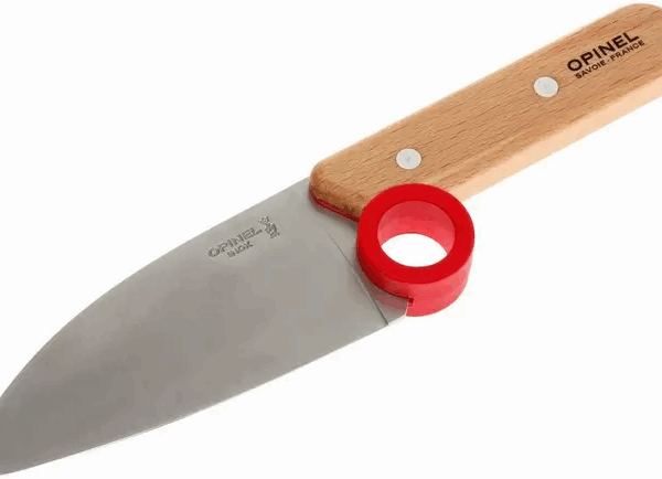 Couteau de cuisine et protège-doigts Opinel 'Le petit chef'