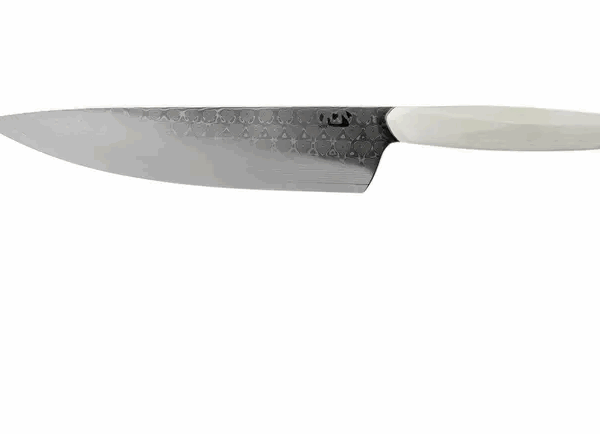 Xin Cutlery XinCore XC127 White G10, Red Liners, Damascus, couteau de chef 21,5 cm