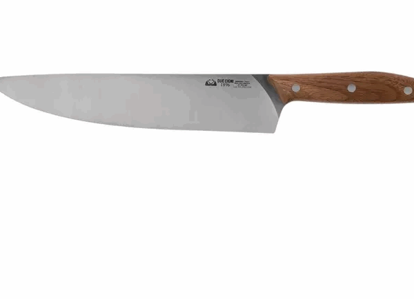 Due Cigni 1896, 2C1010NO couteau de chef 25 cm, bois de noyer