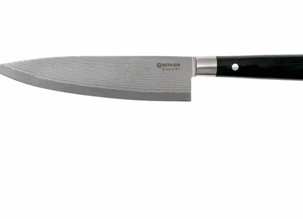 Couteau de chef Böker Damast Noir. 130421DAM