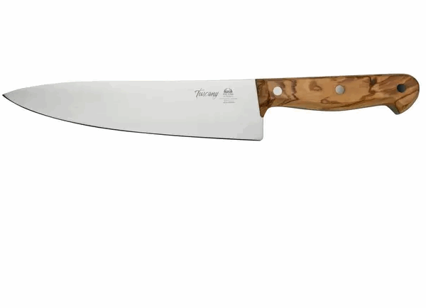 Due Cigni Toscane 2C750-20OL couteau de chef 20 cm bois d'olivier