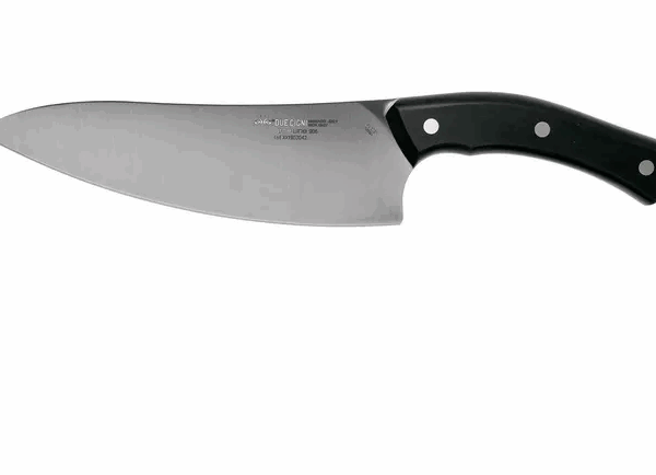 Due Cigni Arne Line couteau de chef 20 cm, noir