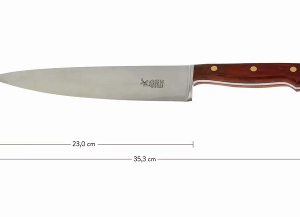 Robert Herder '1922' Couteau de chef 23 cm carbone