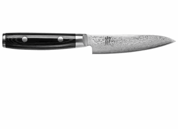 Yaxell Ran Giftset 36408 Ensemble de 2 pièces, couteau utilitaire 12 cm et aiguiseur de couteaux