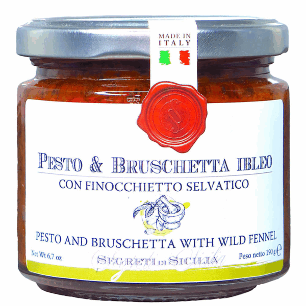 Pesto & Bruschetta Ibleo 190 g Verre - Cutrera