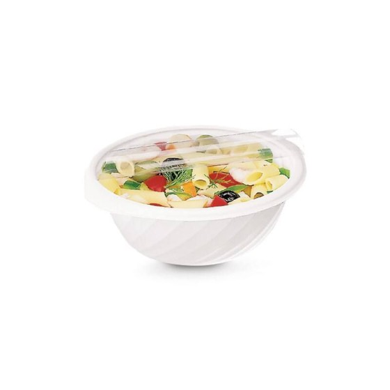 Bol plastique scellable blanc 400 ml - par 100