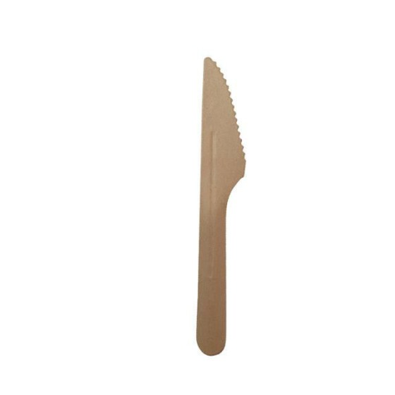 Couteau jetable papier 16,5 cm - par 100