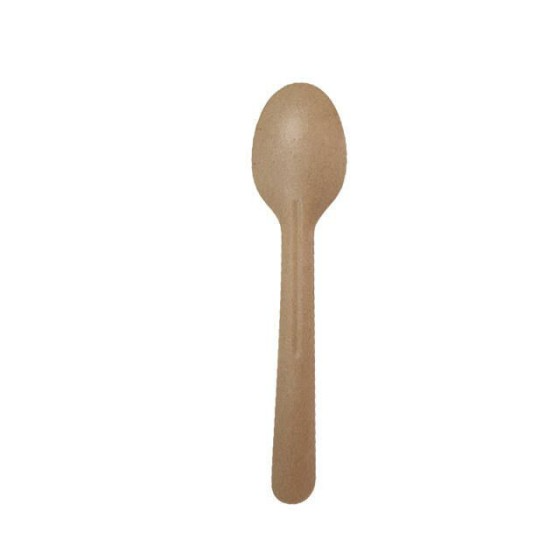 Cuillère à soupe jetable papier 16,5 cm - par 100