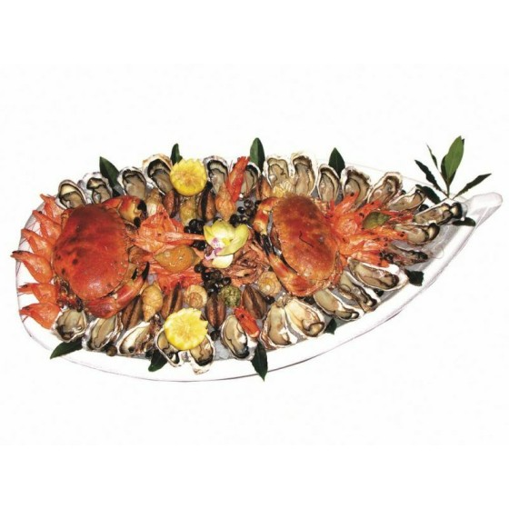 Plateau fruits de mer bateau grand modèle - par 10