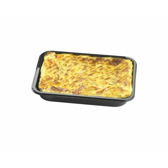 Barquette plastique CPET noire scellable 1400 ml - par 310