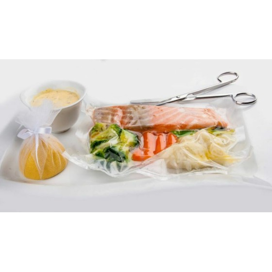 Sac sous vide cuisson rétractable 60 microns 35 x 60 cm - par 100