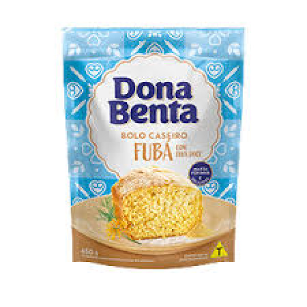 Mistura para Bolo Sabor Fubá / Corn Cake Mix DONA BENTA - 450g
