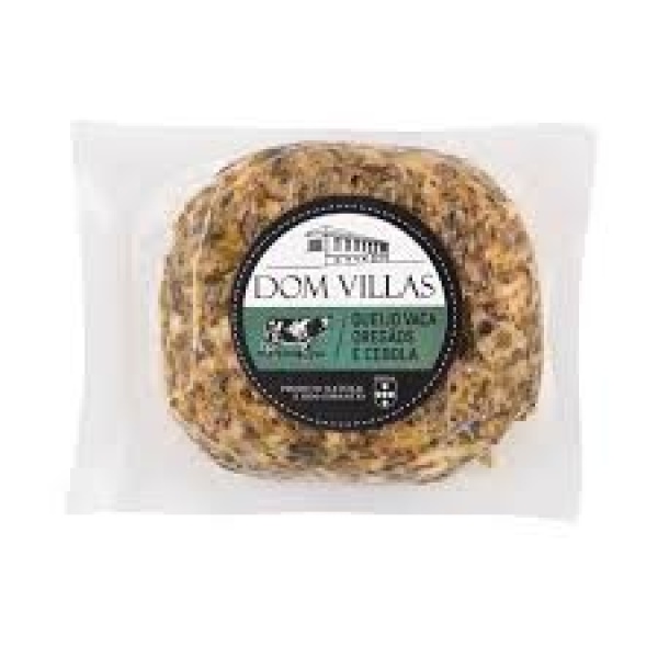 Queijo Curado de Vaca com Oregão e Cebola / Cow Cured Cheese with Oregano and Onion DOM VILLAS - 190g