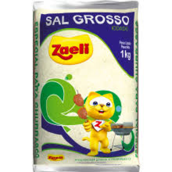 Sal Grosso / Coarse Salt ZAELI - 1Kg