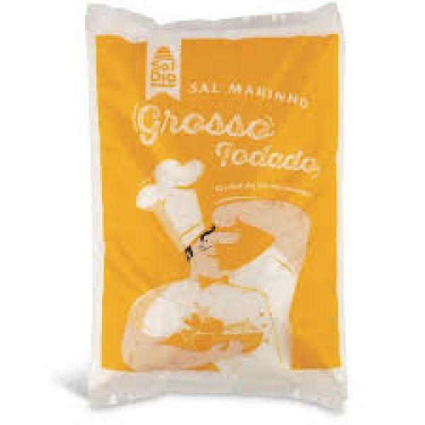 Sal Grosso Iodado / Iodized Coarse Salt Marinho DIA - 1Kg