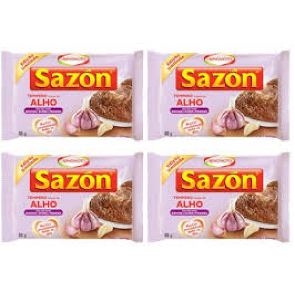 Tempero Toque de Alho / Garlic Seasoning SAZON - 60g