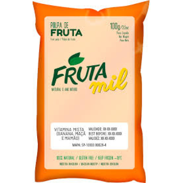Polpa de Mamão / Papaya Pulp FRUTAMIL - 100g