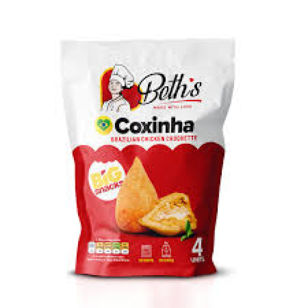 Coxinha de Frango Frita e Congelada / Frozen Chicken Croquette BETH'S - 4un