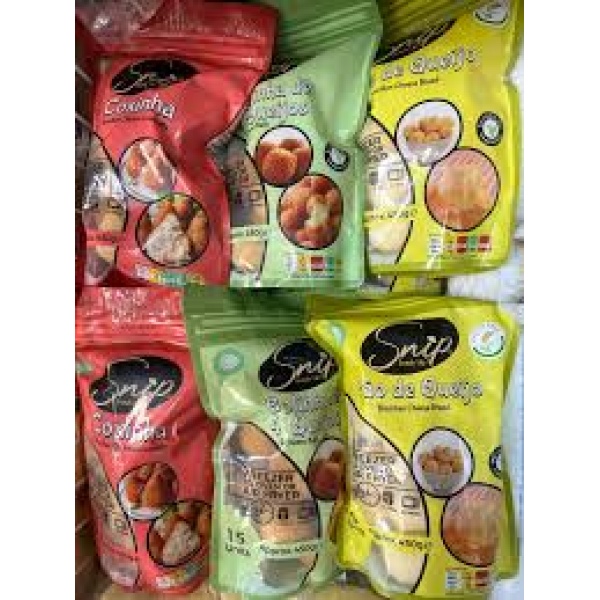 Bolinha de 4 Queijo Congelada / Frozen 4 Cheese Croquette SNIP SNACK - 15un