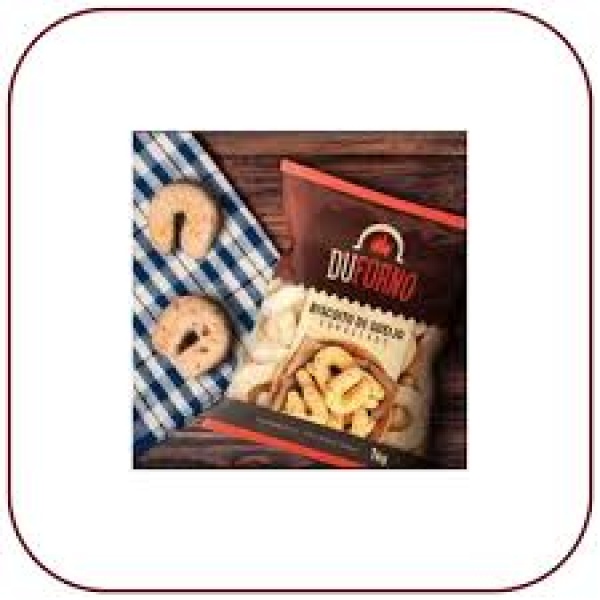 Biscoito Ferradura de Queijo Congelado / Frozen Horseshoe Cheese Biscuit DU FORNO - 1Kg