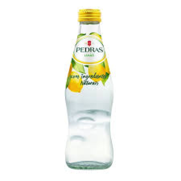 Água com Gás Sabor Limão / Lemon Flavoured Sparkling Water PEDRAS - 250ml